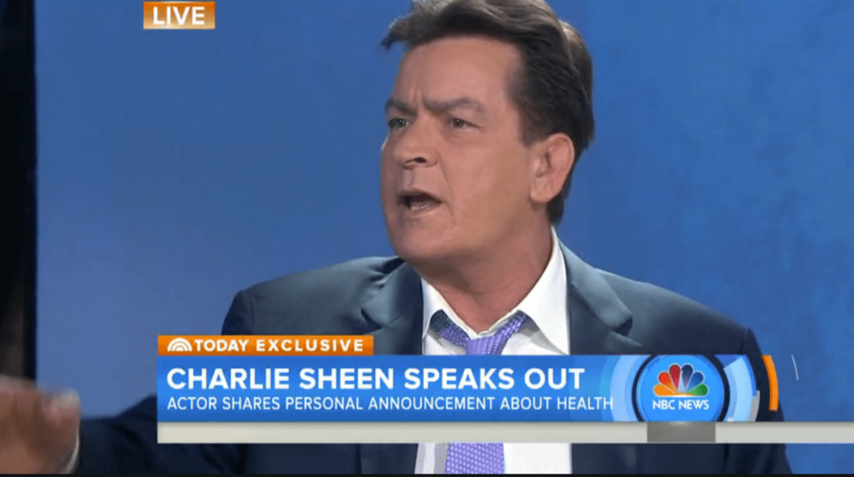 Charlie Sheen confirms he’s HIV positive, claims people blackmailed him