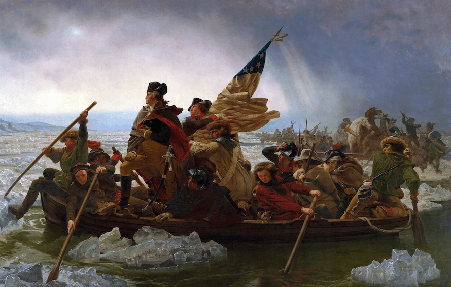 George Washington crosses the Delaware, again
