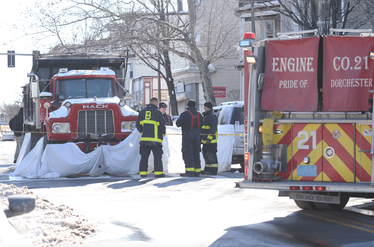 Man killed in Boston snowplow collision