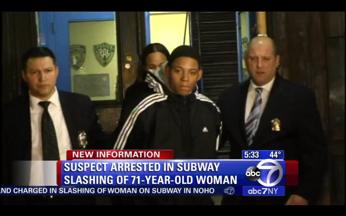 Alleged Manhattan subway slasher arrested, turned in by grandmother