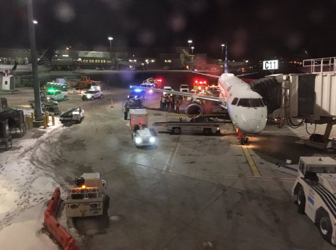 JetBlue plane hit by car at Logan International Airport