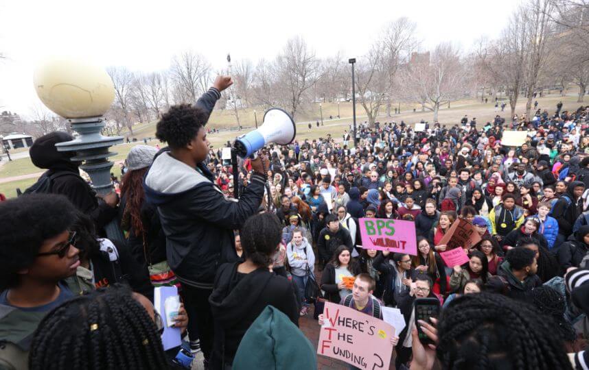 BPS students planning followup walkout this week over school funding