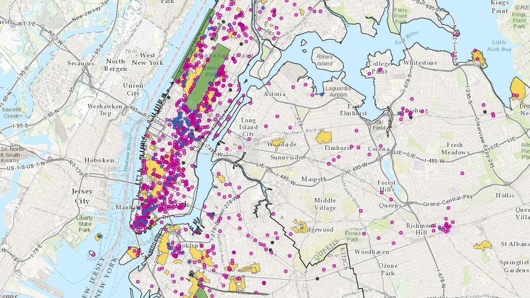 Interactive map shows all of NYC’s historical landmarks