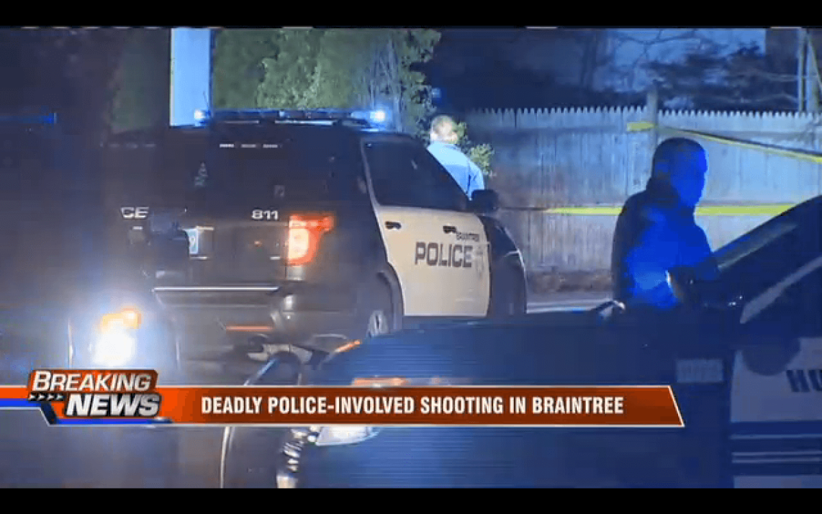 Man shot and killed in Braintree by police