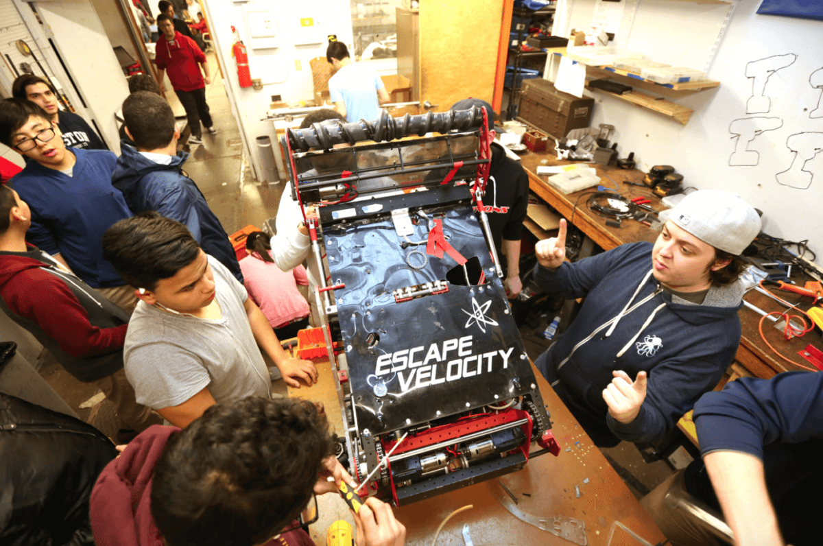 Boston’s NUTRONs are taking aim at a high school robot championship