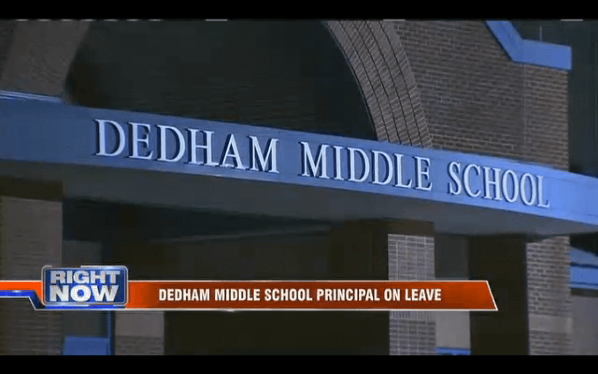 Dedham ‘principal of the year’ on leave after alleged DUI