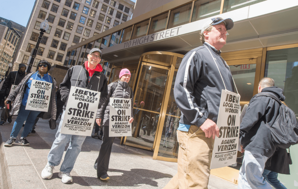 About 40,000 Verizon workers launch strike