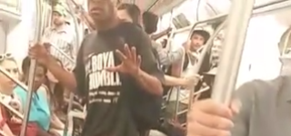 VIDEO: Woman angrily confronts alleged subway masturbator