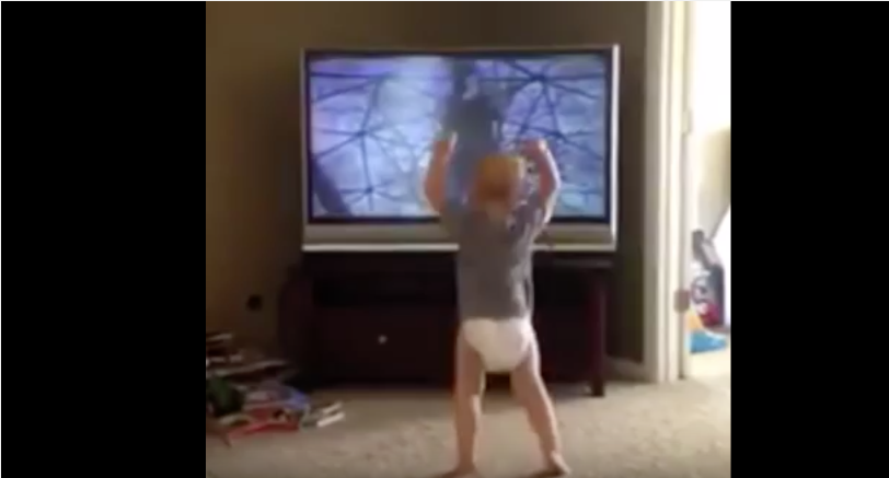 VIDEO: This baby ‘Rocky’ fan will make your day