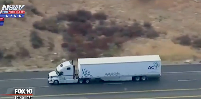WATCH: Semi-truck in high-speed chase
