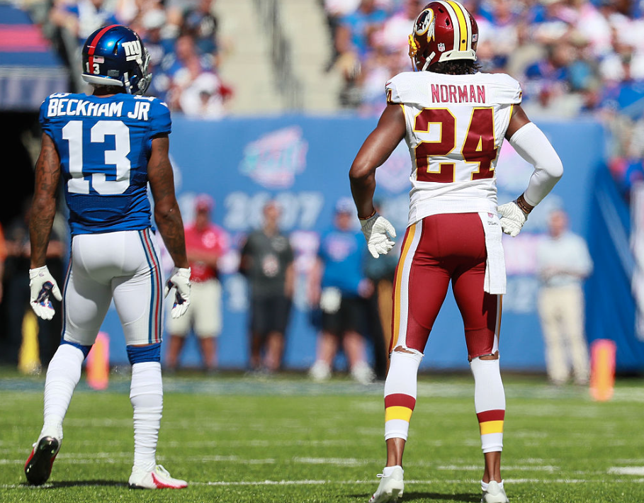 Jets’ Brandon Marshall comes to defense of Giants’ Beckham on emotions,