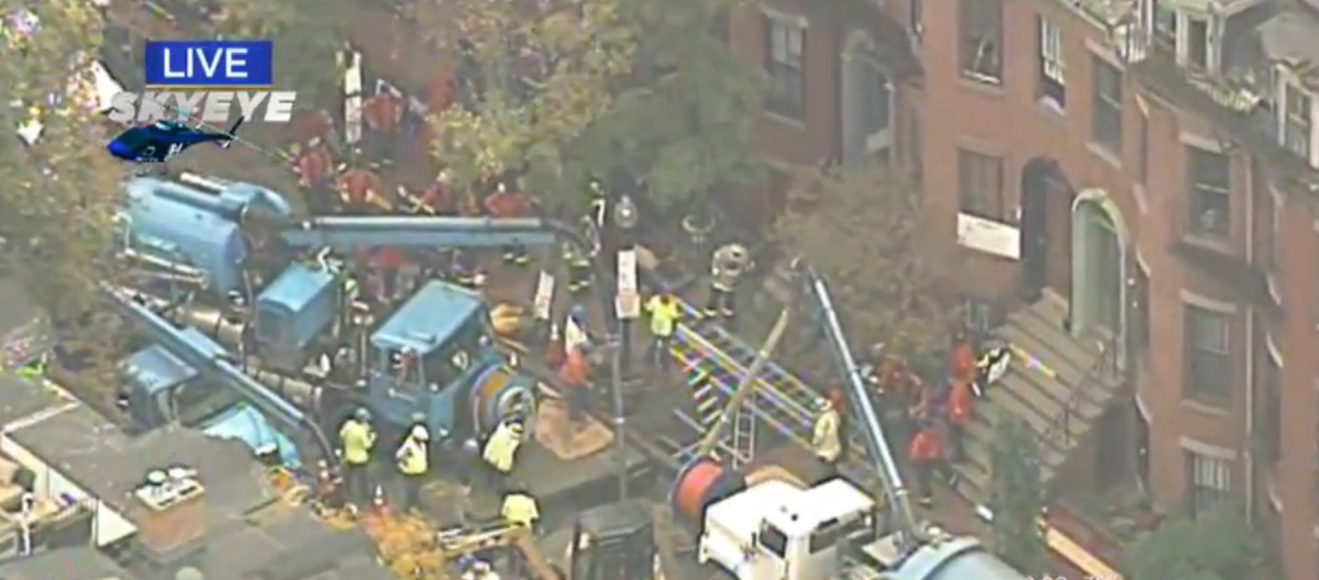Two construction workers die in collapsed, flooded trench in South End