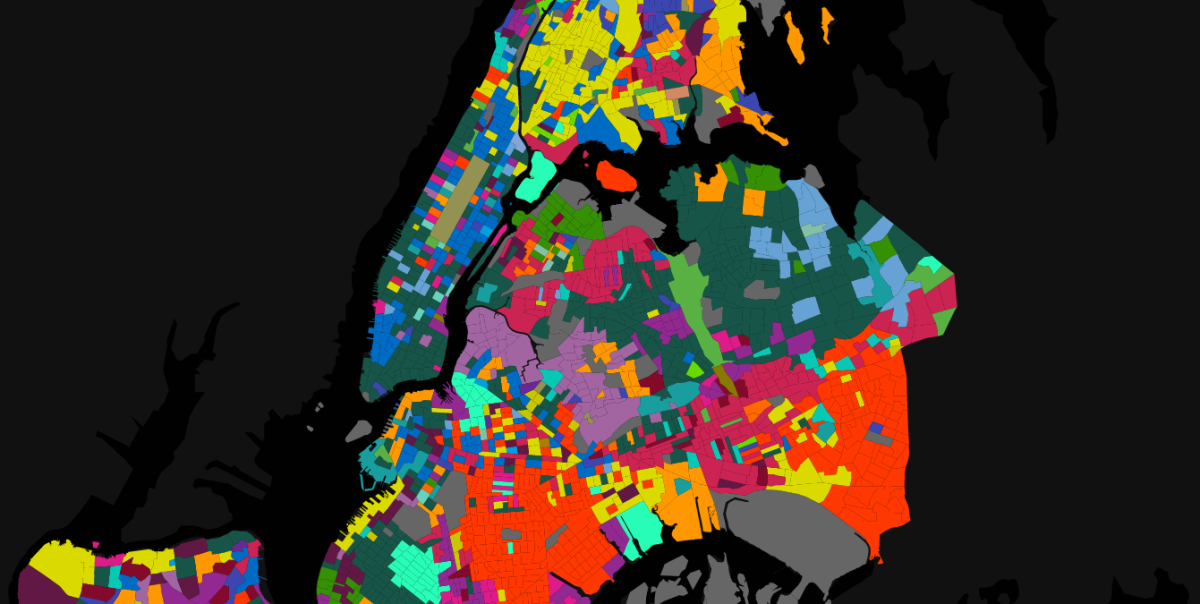 Map shows what languages New Yorkers speak at home