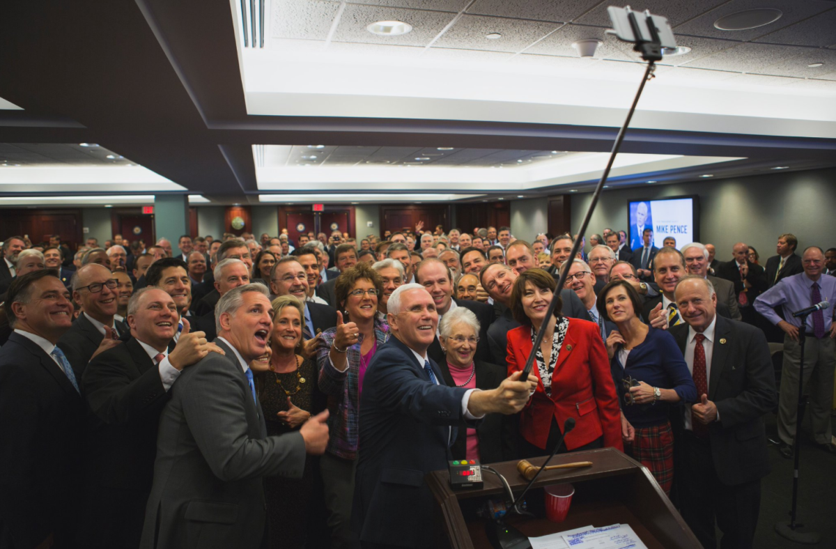 GOP House members pose for selfie, spark outrage over lack of diversity