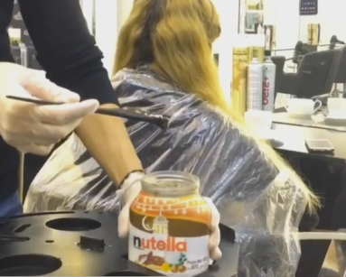 SEE IT: Salon uses Nutella to color hair