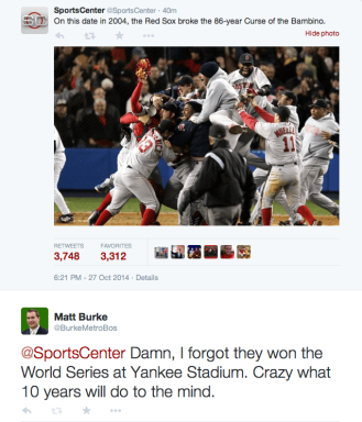 Official ESPN SportsCenter Twitter feed pisses off Red Sox fans everywhere