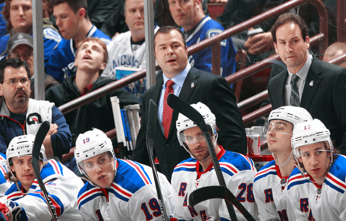 Rangers coach Vigneault still searching for right combinations