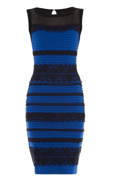 Amazon reviewers comment on white and gold, black and blue dress