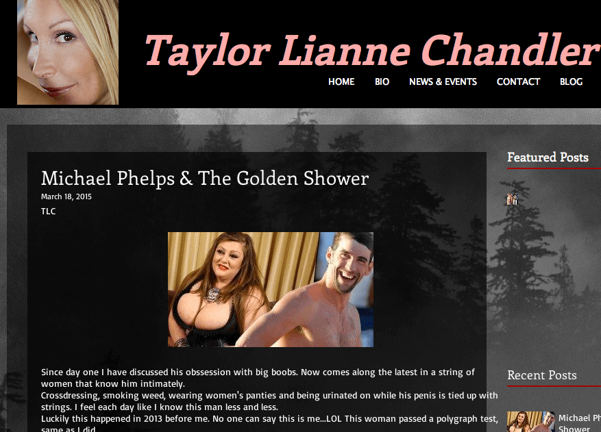Taylor Lianne Chandler vs. Kim Petro, battle of Michael Phelps sex buds