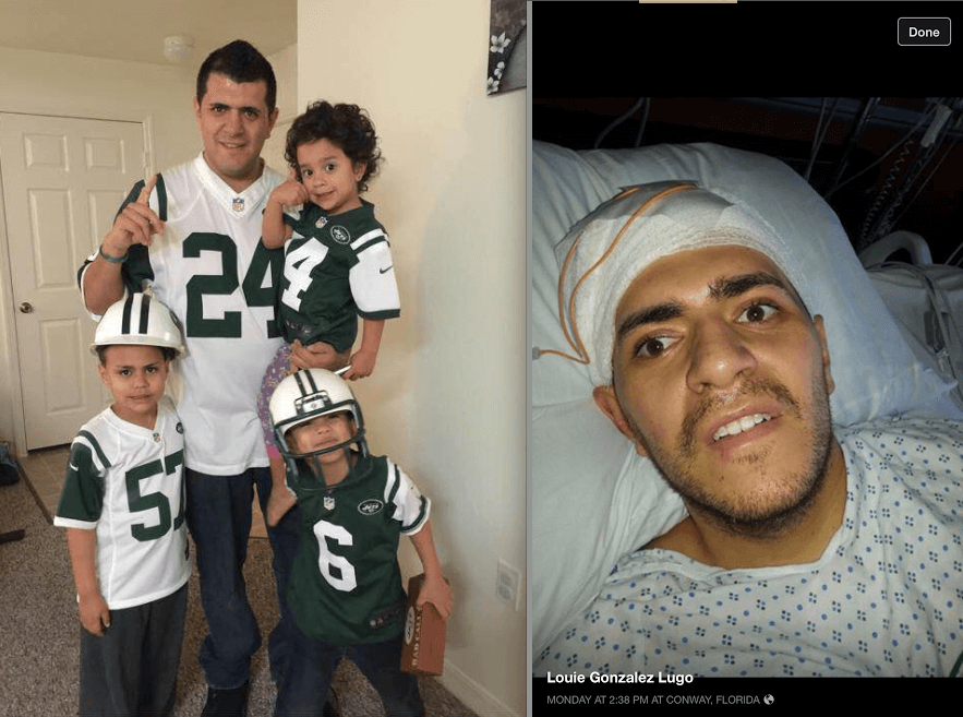 Once considered legally dead, Jets fan Louie Gonzalez makes miraculous