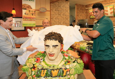 Subway makes Marcus Mariota out of meats, guacamole