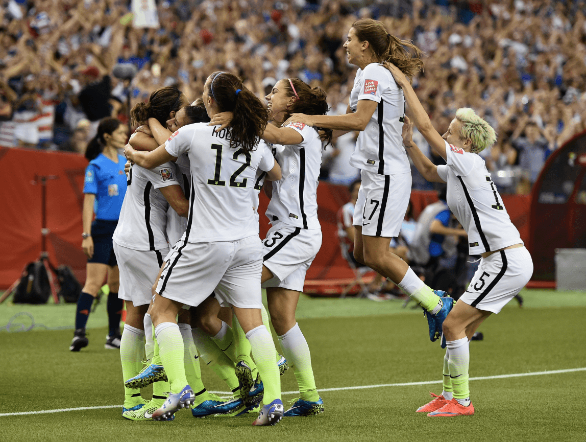 U.S. women edge Germany, advance to World Cup championship game