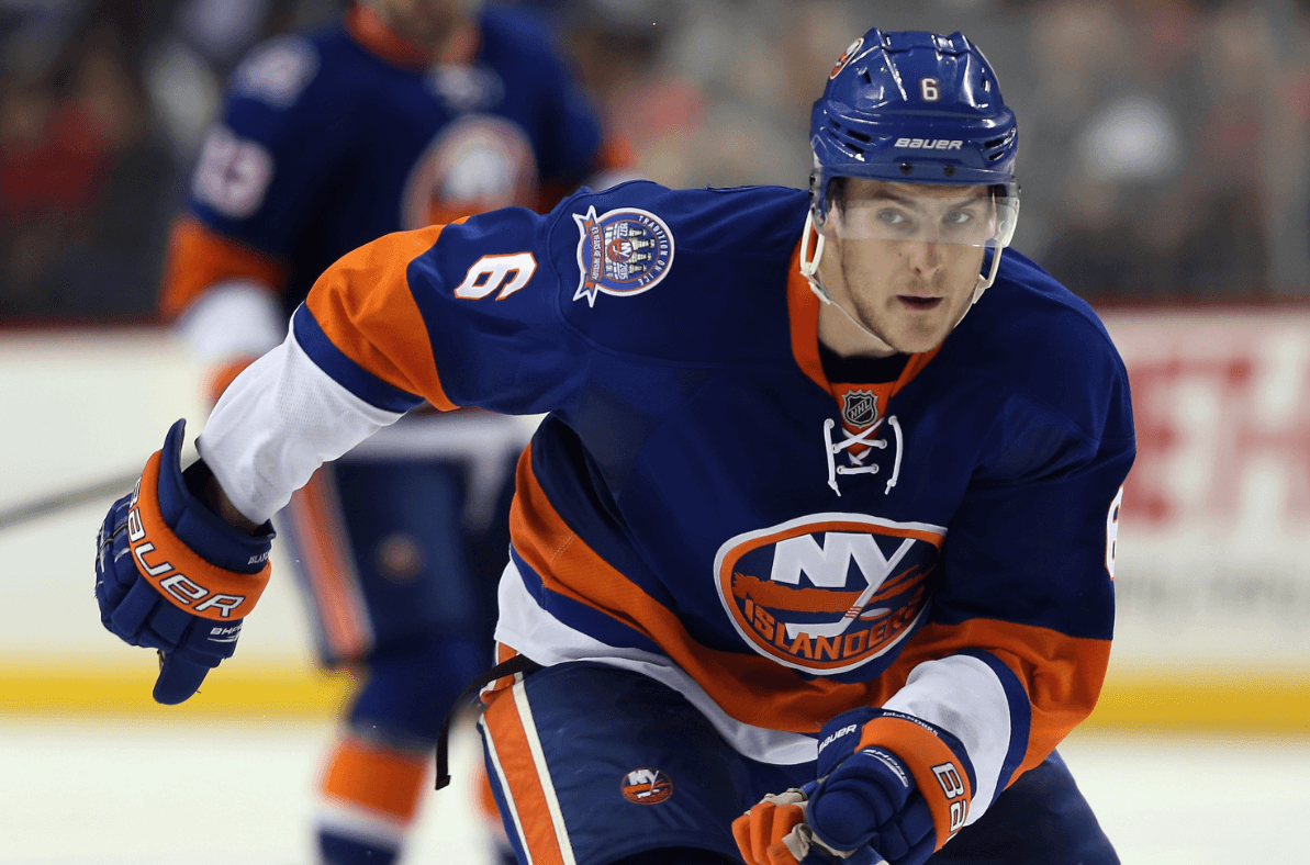 Ryan Pulock fighting for a job on a loaded Islanders roster