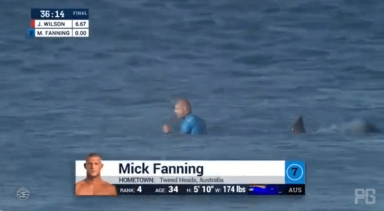 Burke: Surfer Mick Fanning attacked by shark live, ESPN goes PC route