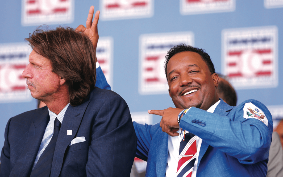 Pedro Martinez inducted into Baseball Hall of Fame in jovial fashion