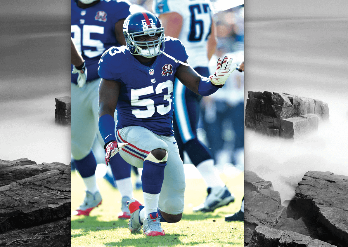 Jameel McClain brings the ‘thump’ to Giants training camp