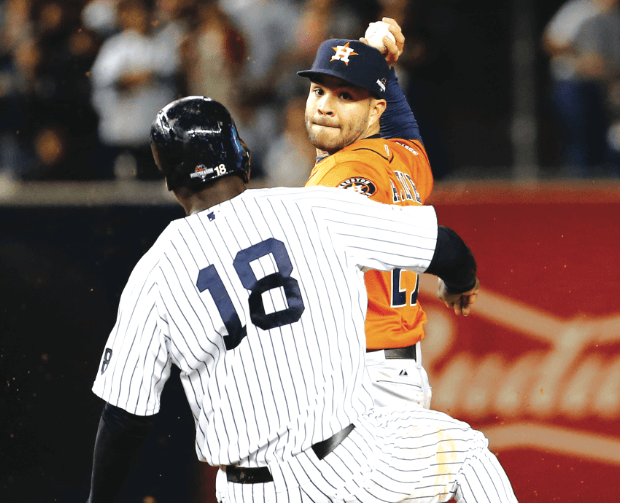 Yankees blanked by Astros in wild card, 2015 season comes to abrupt end