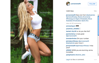 Jenna Renee Webb, wife / girlfriend of Travis Browne, hot Instagram pics,