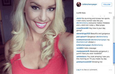 Britt McHenry hot pics, photos (new Instagram gallery of famed blonde ESPNreporter)