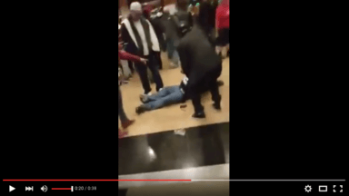 YouTube video of Cowboys – Redskins fan fight and stabbing (NSFW)