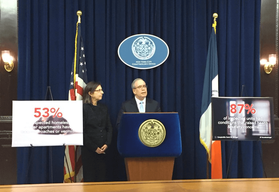 “Daily nightmare” for families living in NYC shelters, says Stringer