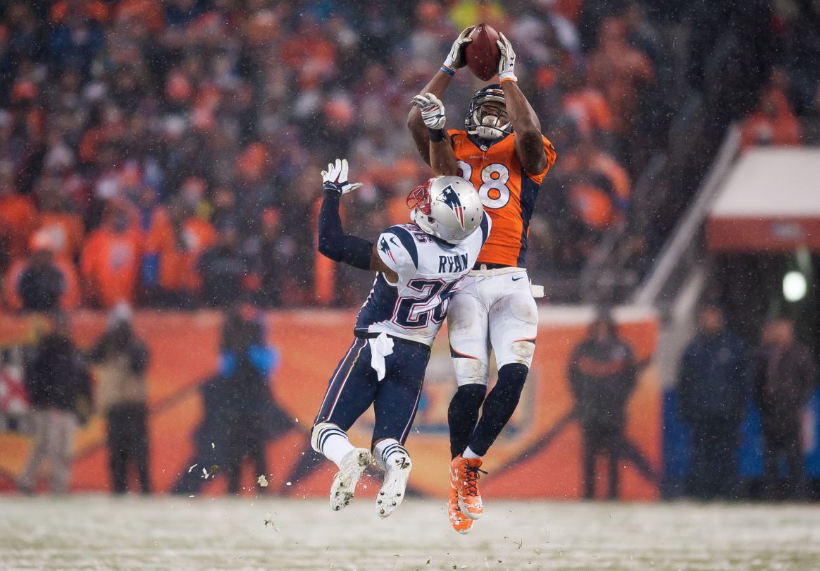 What time does Patriots – Broncos AFC title game start? (kickoff, TV channel)