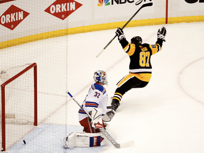Rangers dig early hole, drop Game 1 to Penguins