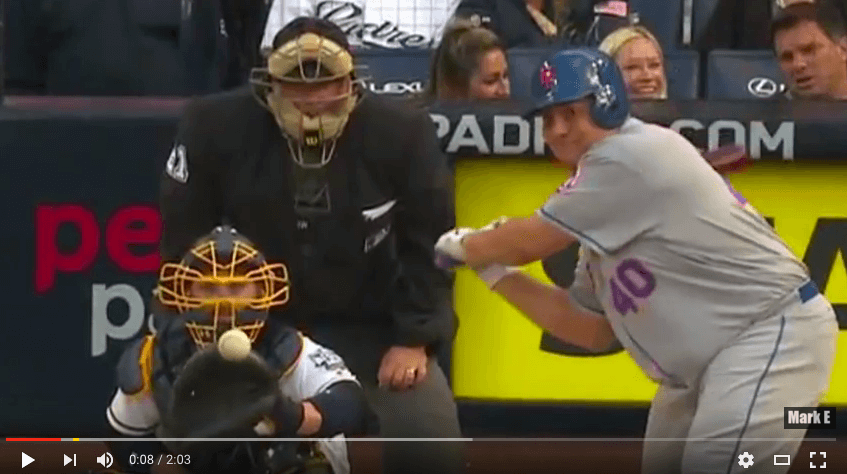 Bartolo Colon home run video mashed up with The Natural (YouTube clip)
