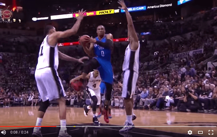 Will Draymond Green be suspended? YouTube video of similar Russell Westbrook