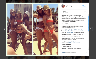 Sonya, Sydel, Ayesha Instagram pics – Photos of Steph Curry mom, sister, wife