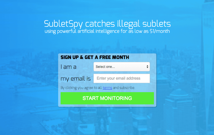 New website helps catch illegal subletters