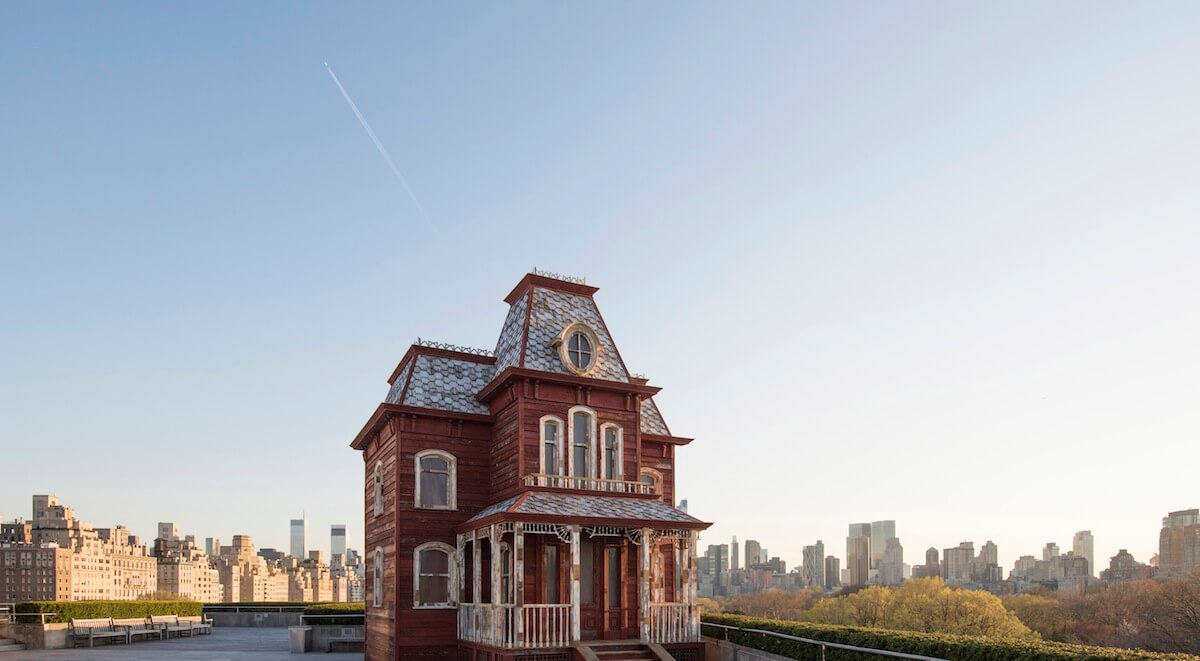 ‘Psycho’ house lands on the Met’s roof, like something out of a Disney horror