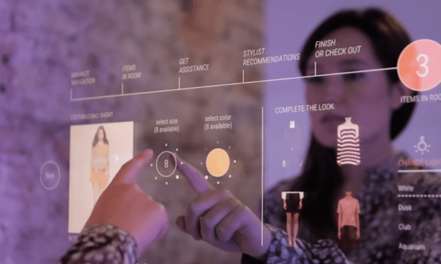 VIDEO: New interactive dressing rooms unveiled in NYC