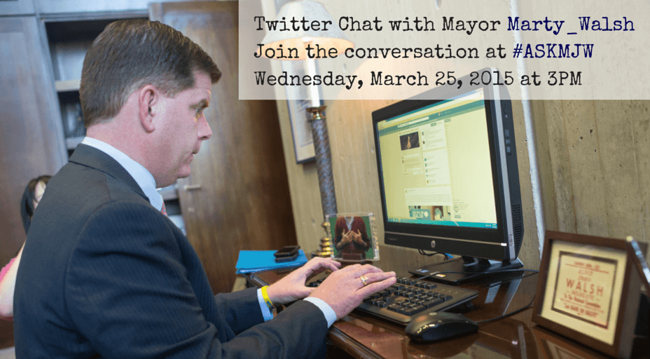Mayor Walsh to hold Boston Twitter Chat
