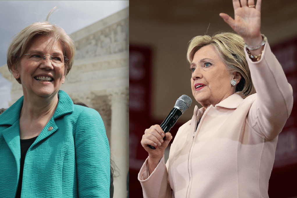 Warren visits Clinton’s home, fuels speculation about VP pick