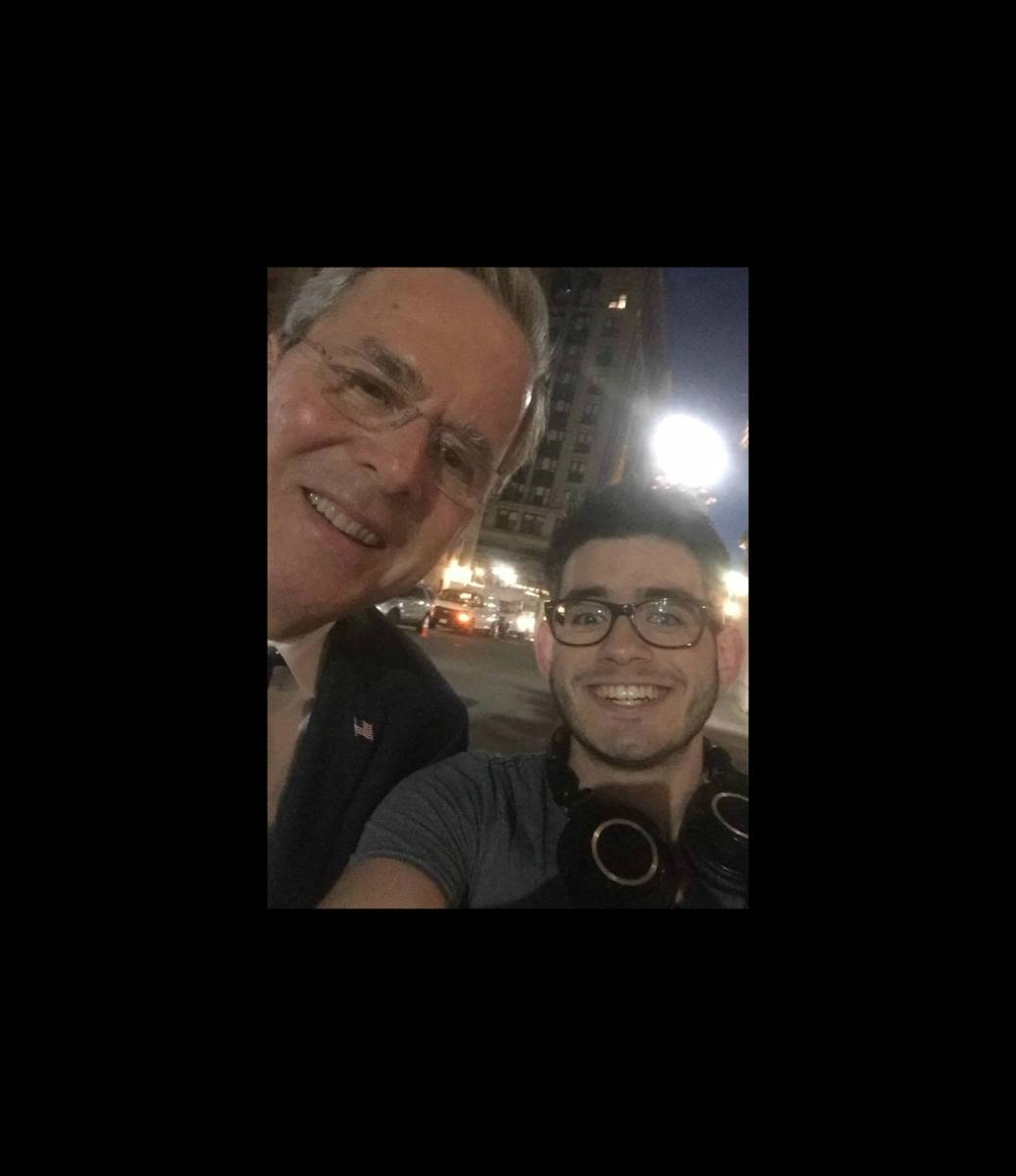 Jeb Bush spotted by Emerson student walking by himself in Boston