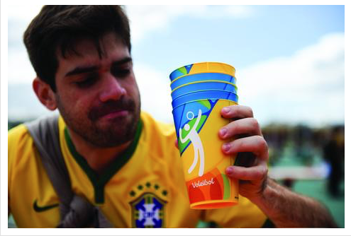There’s a beer cup craze at the Rio Summer Olympics