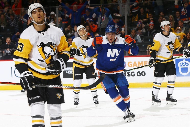 Brock Nelson lifted the Islanders to another overtime win over the Penguins. (Photo: Getty Images)