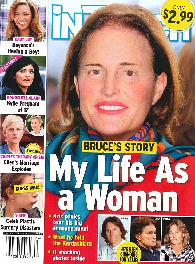Kris Jenner furious with cover of inTouch Magazine featuring Bruce Jenner in