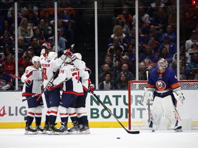 The Islanders dropped their season opener to Washington on Friday night. (Photo: Getty Images)
